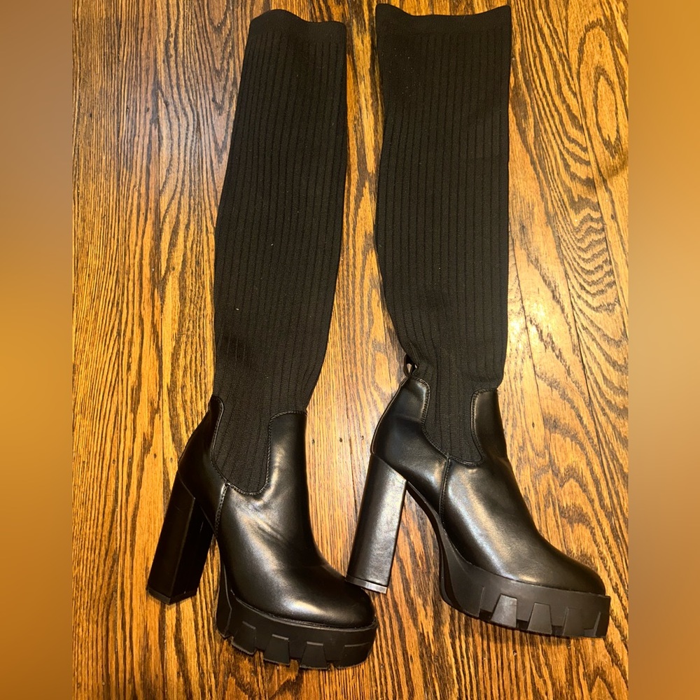 Knee high boots